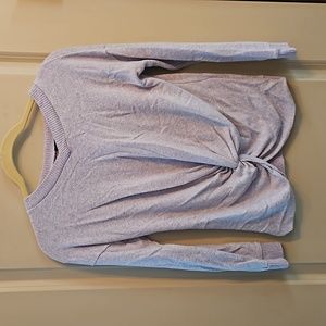 Women's size L daytrip light purple 3/4 length shirt